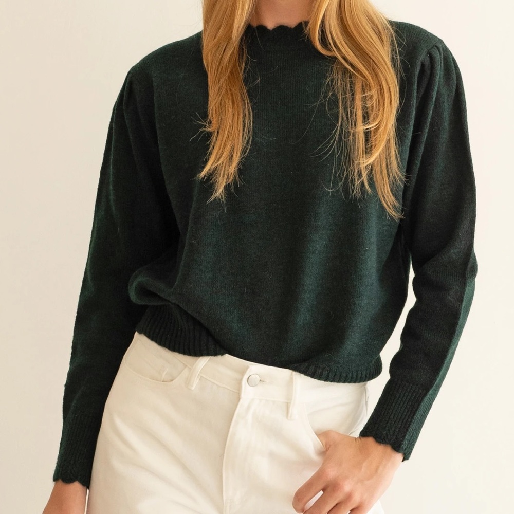 Tiny Cottons Tiny Big Sister Paula Sweater Dark Green 36